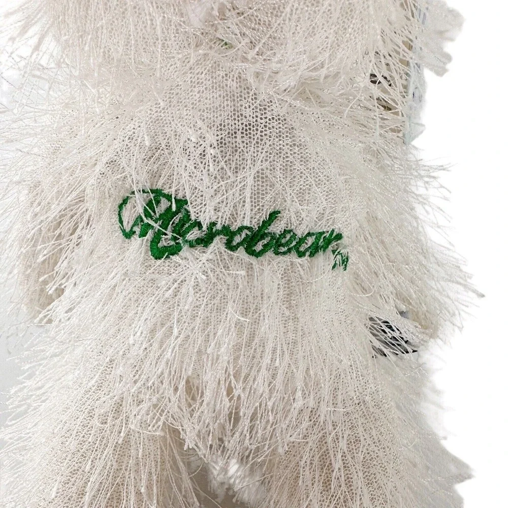Microbear Collection White Plush Bear Jointed‎ Promotional Long Hair Toothpaste